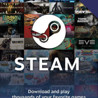 Top Up Steam Wallet  20USD Value