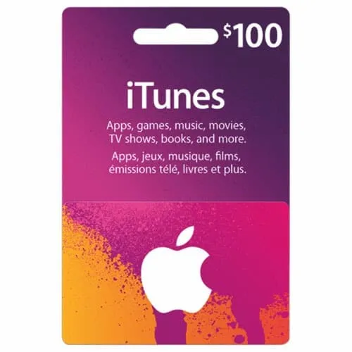Apple 100$ App Store and iTunes Gift Card (ITUNES0114100) for sale online