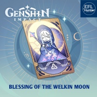 ⚡ PROMO ⚡ Genshin Impact Top up Blessing of the Welkin Moon, Only need UID, Server. and Nickname