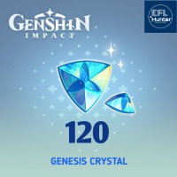 Genshin Impact Top up 120 Genesis Crystals, Only need UID and Server.