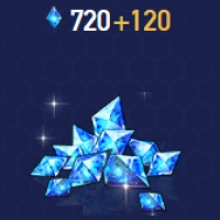 GOV: Nikke Top up (840)720+120 Gems, only need Player ID