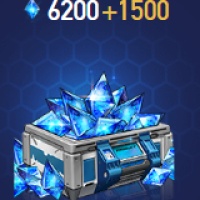 GOV: Nikke Top up (7700)6200+1500 Gems, only need Player ID