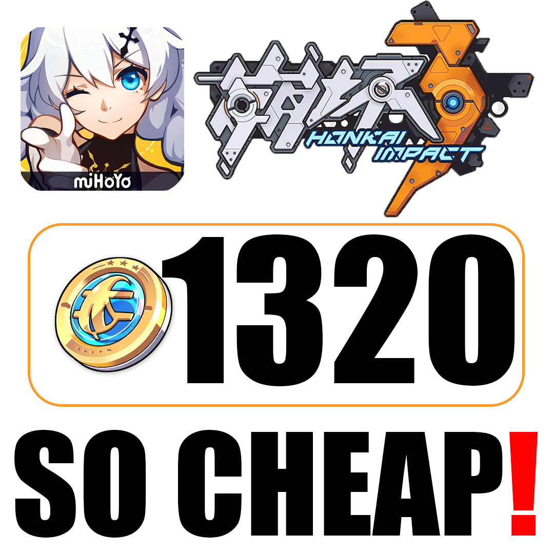 Fash Sell !! [lnstant] (24/7) Fast Recharge 1320 BChips Honkai Impact