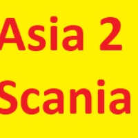Asia 2 Scania. FAST DELIVERY. CHEAPEST PRICE KALEOZ. 300m,700m, 1.2b, 2.2b...10b available (-200m/Unique Emblem). plz contact Kchat
