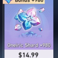 Honkai: Star Rail Top up 980 Oneiric 100%Safe and reliable （Login Required）