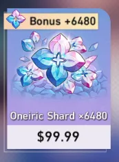 Honkai: Star Rail Top up (10 min done) 6480 Oneiric 100%Safe via 