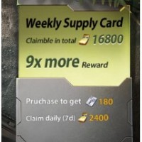 Undawn Top Up Weekly Card, only need Player ID and server (Only support Eurasia/Europe/KR)