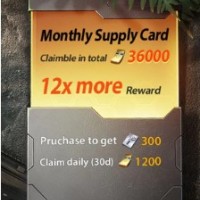 Undawn Top Up Monthly Card, only need Player ID and server (Only support Eurasia/Europe/KR)