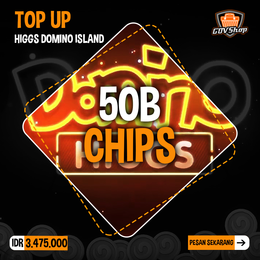 HIGGS DOMINO ISLAND 50B MD coin | Higgs Domino Island | KALEOZ