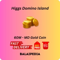Higgs Domino Island 60M-MD Gold Coin