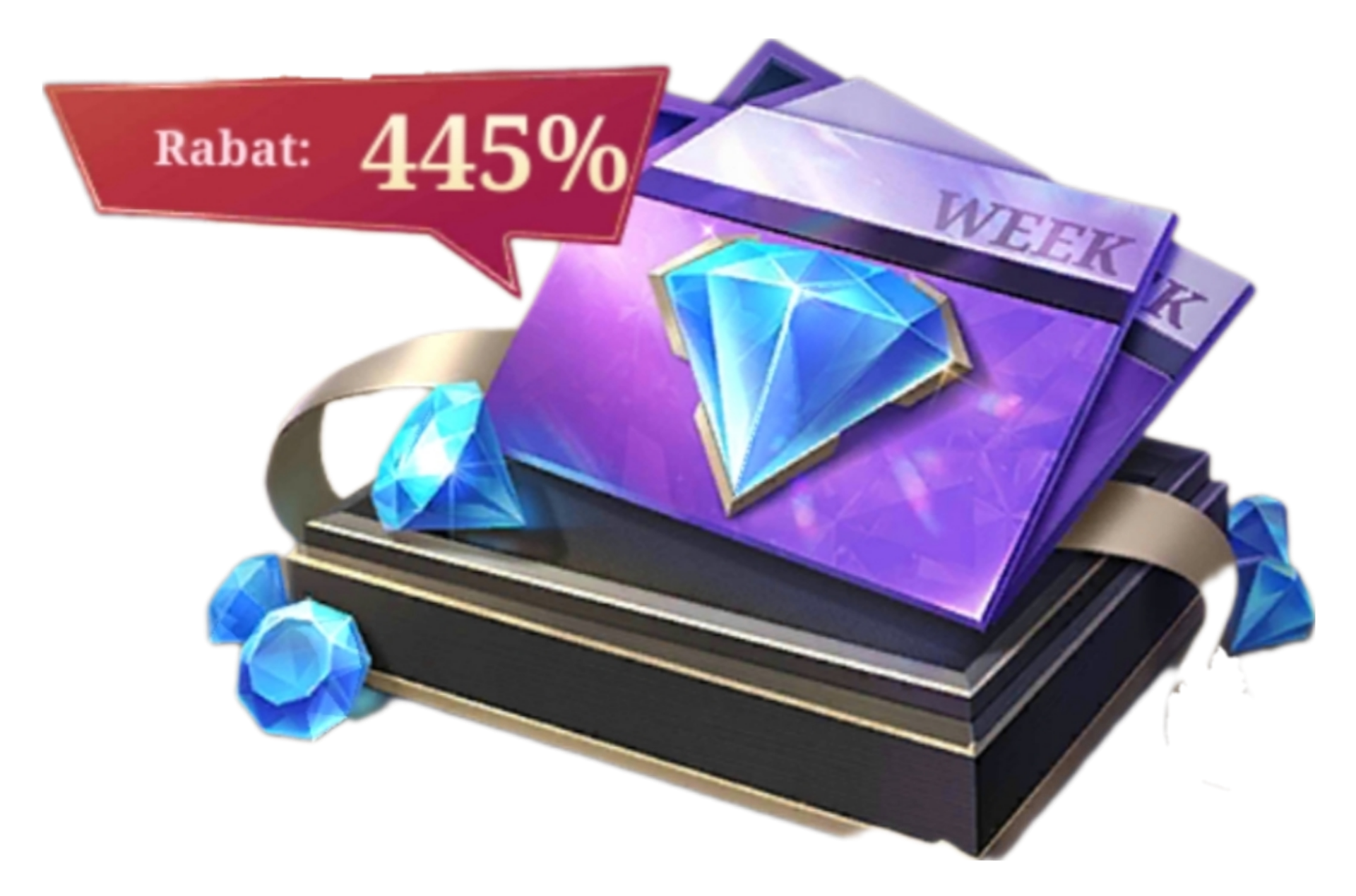 Mobile Legends Top Up Weekly Diamonds Pass (Can Settle Task 100 Diamond ...