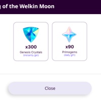 Genshin Impact Blessings of the Welkins Moon TopUp . Only need ID and server. Don't need password