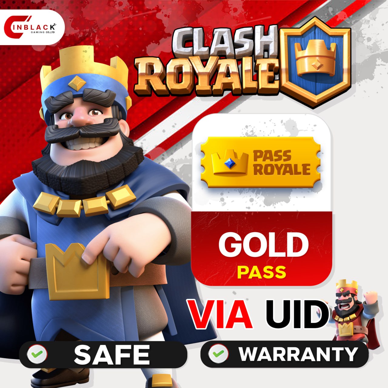 Clash Royale Gold Pass Tagid By Inblackm Open 24 Hr Clash Royale Kaleoz