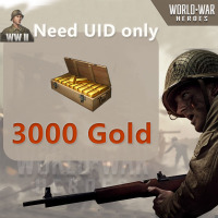 [By UID] VVVVH War War Heroes WWII 3000 Gold
