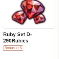 Octopath Traveler: CotC Top Up Ruby Set D-290Rubies, only need User ID