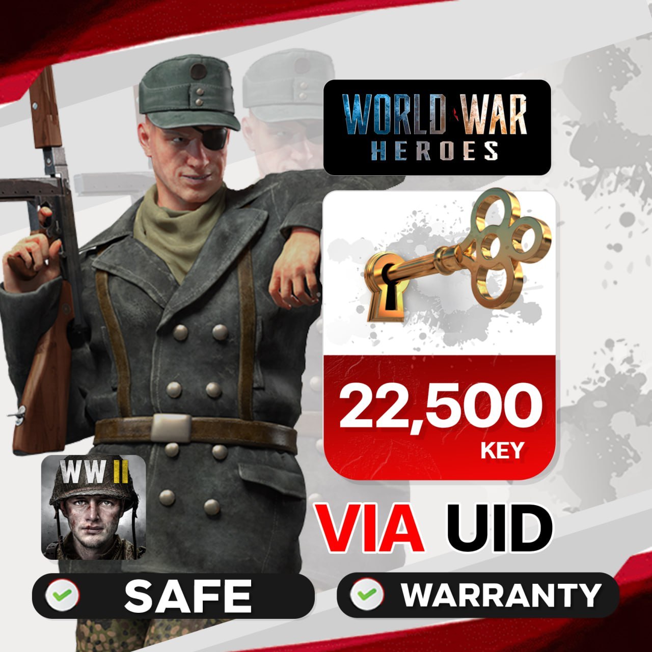 world-war-heroes-22-500-keys-via-uid-by-inblackm-open-24-hr-not