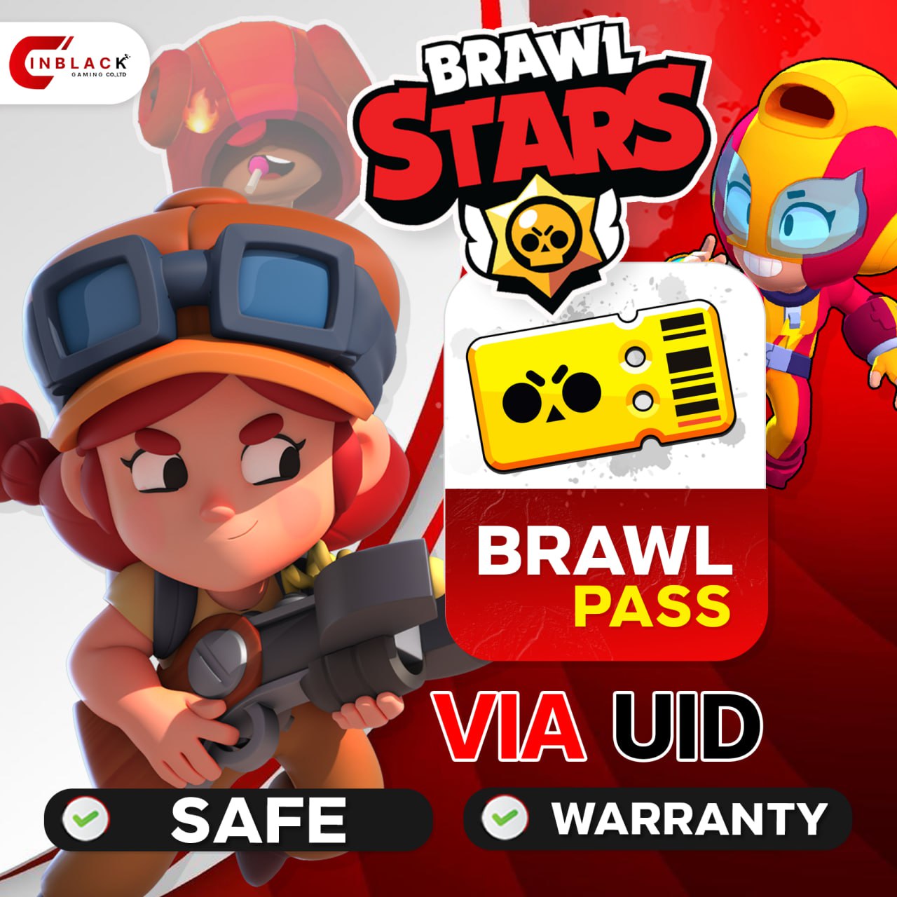 Brawl stars Brawl Pass Plus VIA UID cheapest price Brawl Stars KALEOZ