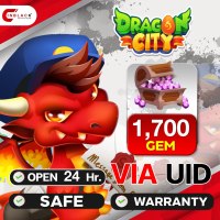 Dragon City - 1700 GEM Top up User ID by Inblackm Open 24 hr.