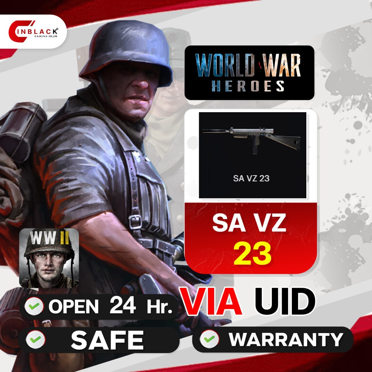 World War Heroes - SA VZ 23 via UID by Inblackm open 24 hr. | World War ...