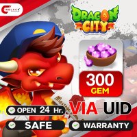 Dragon City - 300 GEM Top up User ID by Inblackm Open 24 hr.
