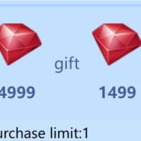 Hero Clash Top Up 4999+200 Red Diamonds, only need Character ID