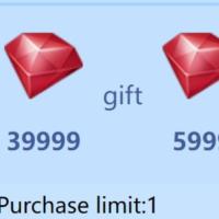 Hero Clash Top Up 39999 Red Diamonds, only need Character ID