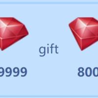 Hero Clash Top Up 19999 +800 Red Diamonds, only need Character ID