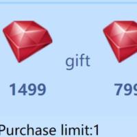 Hero Clash Top Up 1499+60 Red Diamonds, only need Character ID