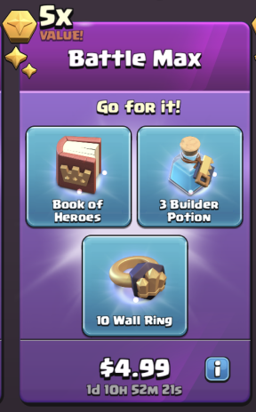 Wait so wall rings only worth 300k in builder base now : r/ClashOfClans