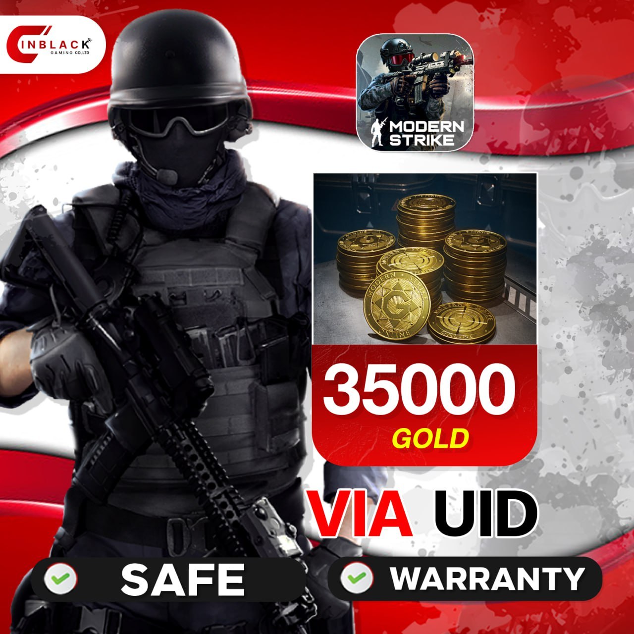 Golduid Modern Strike Online - 35000 Gold UID by Inblackm open 24 hr. | Modern ...