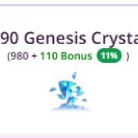 Genshin Impact 980+110 (Bonus) Genesis Crystal (User id&Server) Only