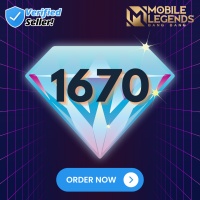 [Instant MLBB] Mobile Legends 1670 Diamonds (IDN❌, MY❌, SG❌, PH❌,RU❌)
