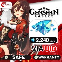 Genshin Impact (GL) - 2240 Crystals Shards Top up UID by Inblackm open 24 hr.