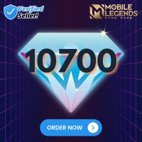 [Instant MLBB] Mobile Legends 10700 Diamonds (IDN❌, MY❌, SG❌, PH❌,RU❌)