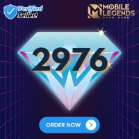 [Instant MLBB] Mobile Legends 2976 Diamonds (IDN❌, MY❌, SG❌, PH❌,RU❌)