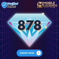 [Instant MLBB] Mobile Legends 878 Diamonds (IDN❌, MY❌, SG❌, PH❌,RU❌)