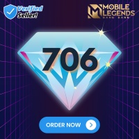 [Instant MLBB] Mobile Legends 706 Diamonds (IDN❌, MY❌, SG❌, PH❌,RU❌)