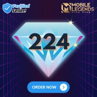 [Instant MLBB] Mobile Legends 224 Diamonds (IDN❌, MY❌, SG❌, PH❌,RU❌)