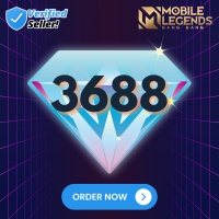 [Instant MLBB] Mobile Legends 3688 Diamonds (IDN❌, MY❌, SG❌, PH❌,RU❌)