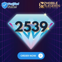 [Instant MLBB] Mobile Legends 2539 Diamonds (IDN❌, MY❌, SG❌, PH❌,RU❌)