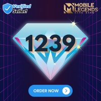 [Instant MLBB] Mobile Legends 1239 Diamonds (IDN❌, MY❌, SG❌, PH❌,RU❌)