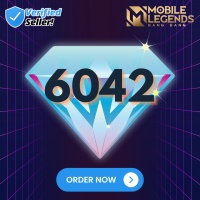 [Instant MLBB] Mobile Legends 6042 Diamonds (IDN❌, MY❌, SG❌, PH❌,RU❌)