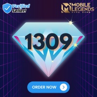 [Instant MLBB] Mobile Legends 1308 Diamonds (IDN❌, MY❌, SG❌, PH❌,RU❌) (Actually 1309)