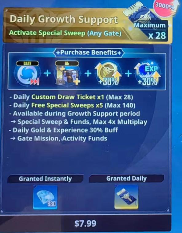 Solo Leveling: Arise DAYILY GROWTH PACK$8 VIA LOGIN GAME TOPUP | Solo ...