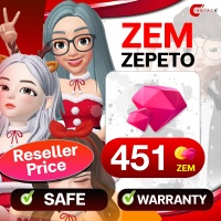 Zepeto - 451 Zem ( 323+128 Zem )via UID by Inblackm open 24 hr.