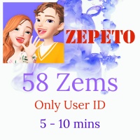 Fast Recharge 58 ZEMS ZEPETO (Only User Zepeto ID needed)