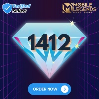 [Instant MLBB] Mobile Legends 1412 Diamonds (IDN❌, MY❌, SG❌, PH❌,RU❌)