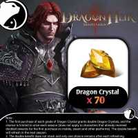 Dragonheir: Silent Gods ✅FAST DELIVERY✅ 70 Dragon Crystal  VIA : Player ID