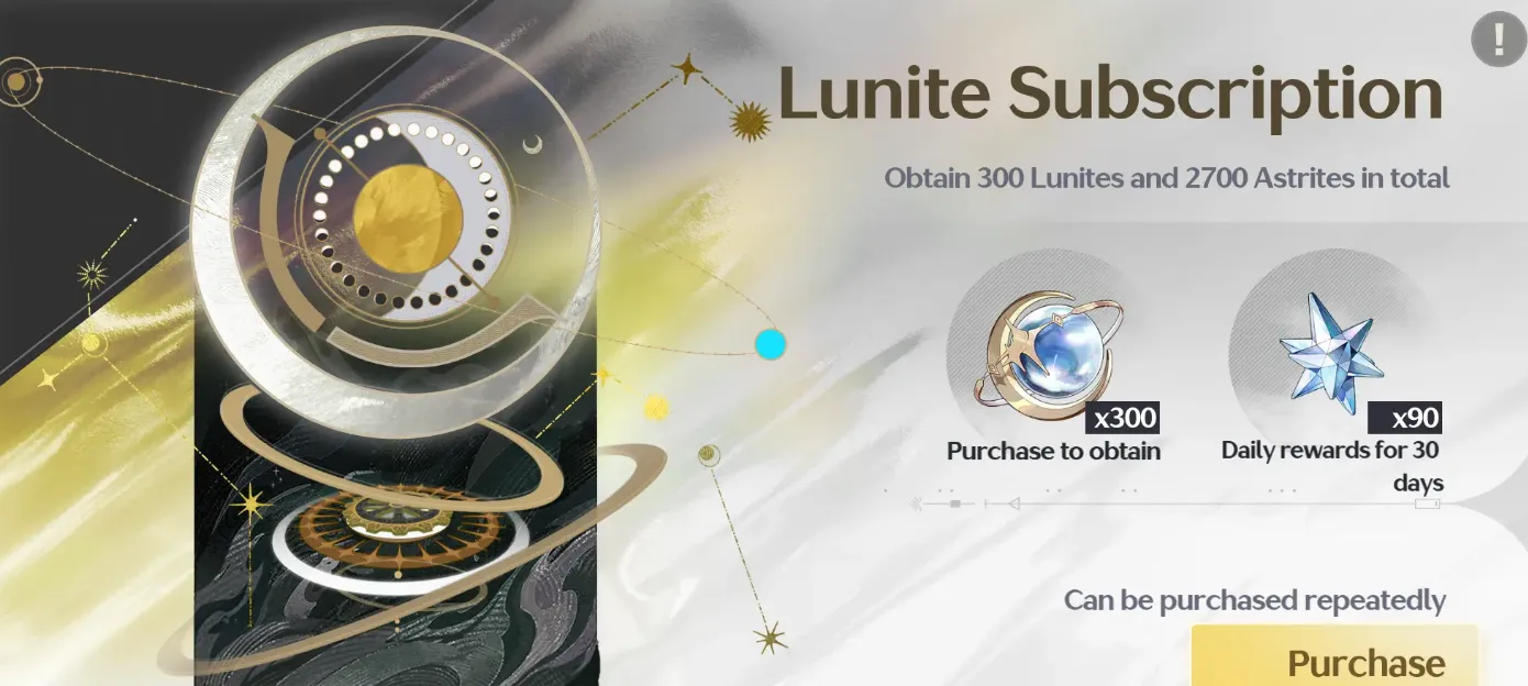 Wuthering Waves Lunite Subscription-4.99USD | Wuthering Waves | KALEOZ