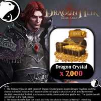 Dragonheir: Silent Gods ✅FAST DELIVERY✅ 7000 Dragon Crystal  VIA : Player ID